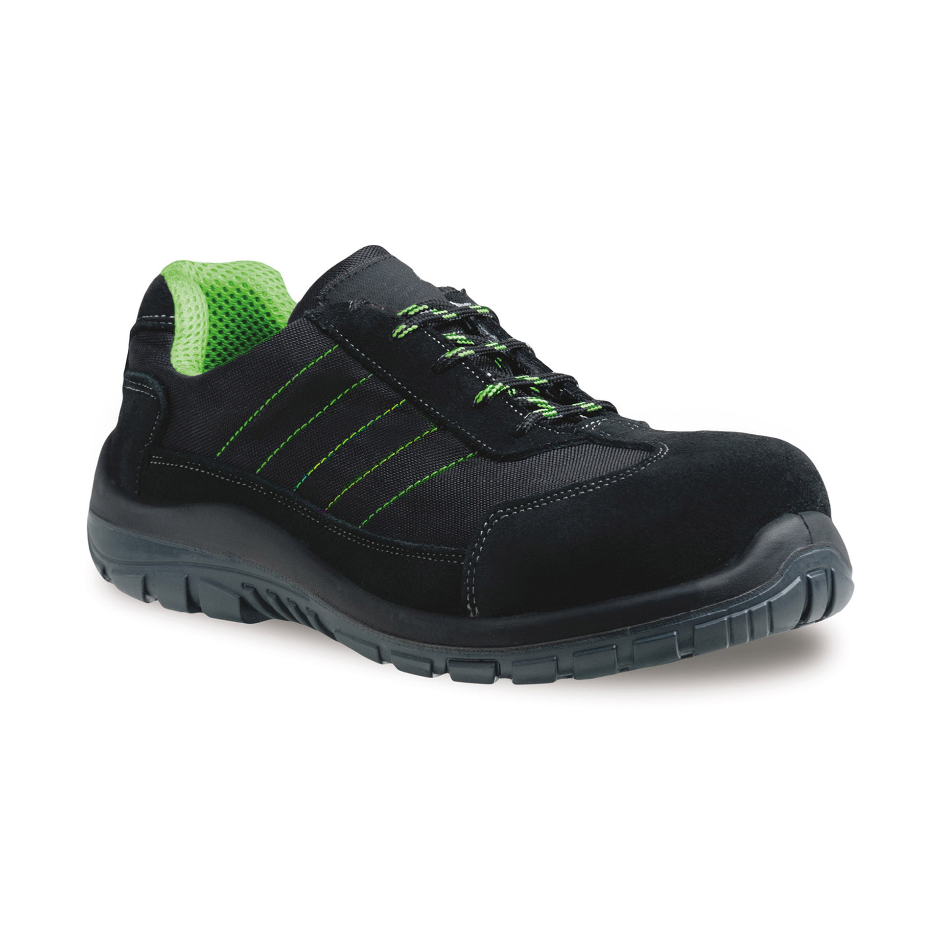 CDS545 CDS545 - SCARPA BASSA PELLE SCAMOSCIATA NERA - immagine 1