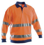 AVX17206 - FELPA CON COLLO A POLO