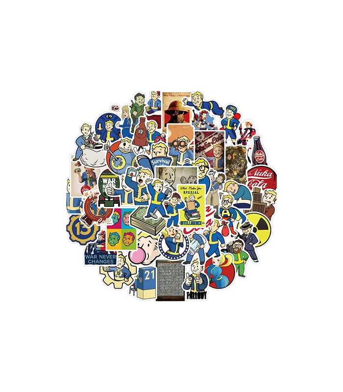 fallout-stickers.jpeg Fallout Stickers - immagine 1