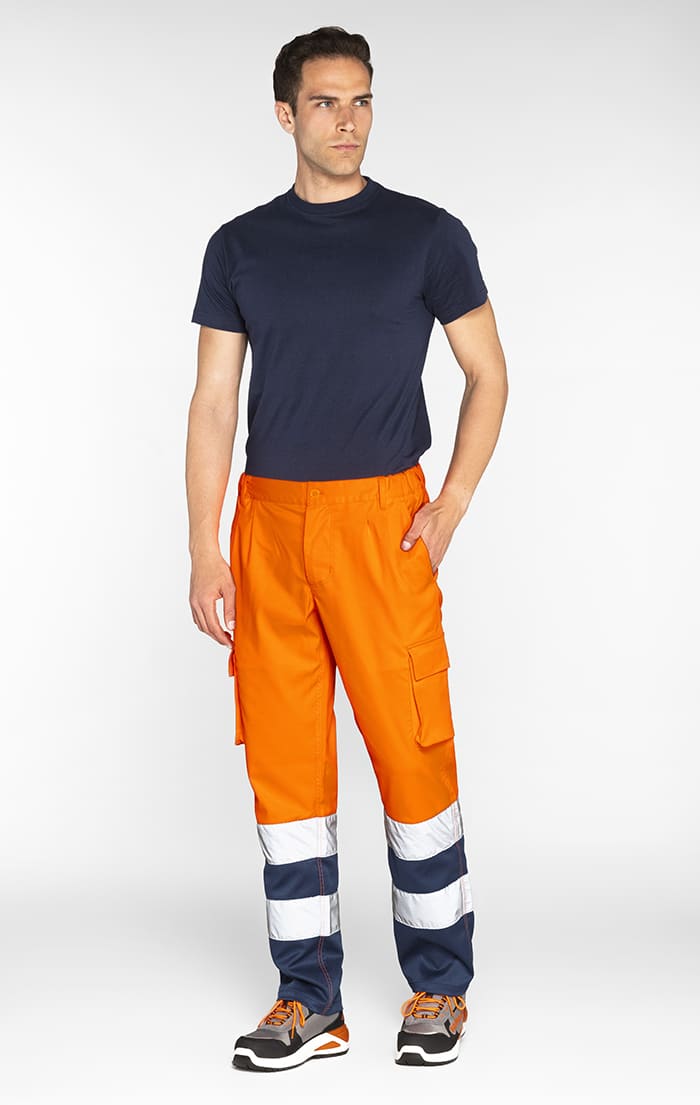 1590_model PANTALONE STRETCH ALTA VISIB. - immagine 1