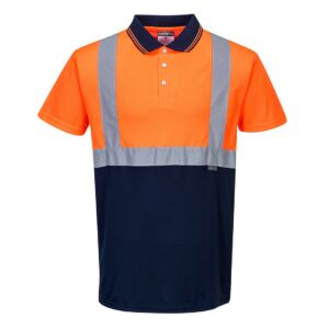 S479 - Polo bicolore alta visibilità