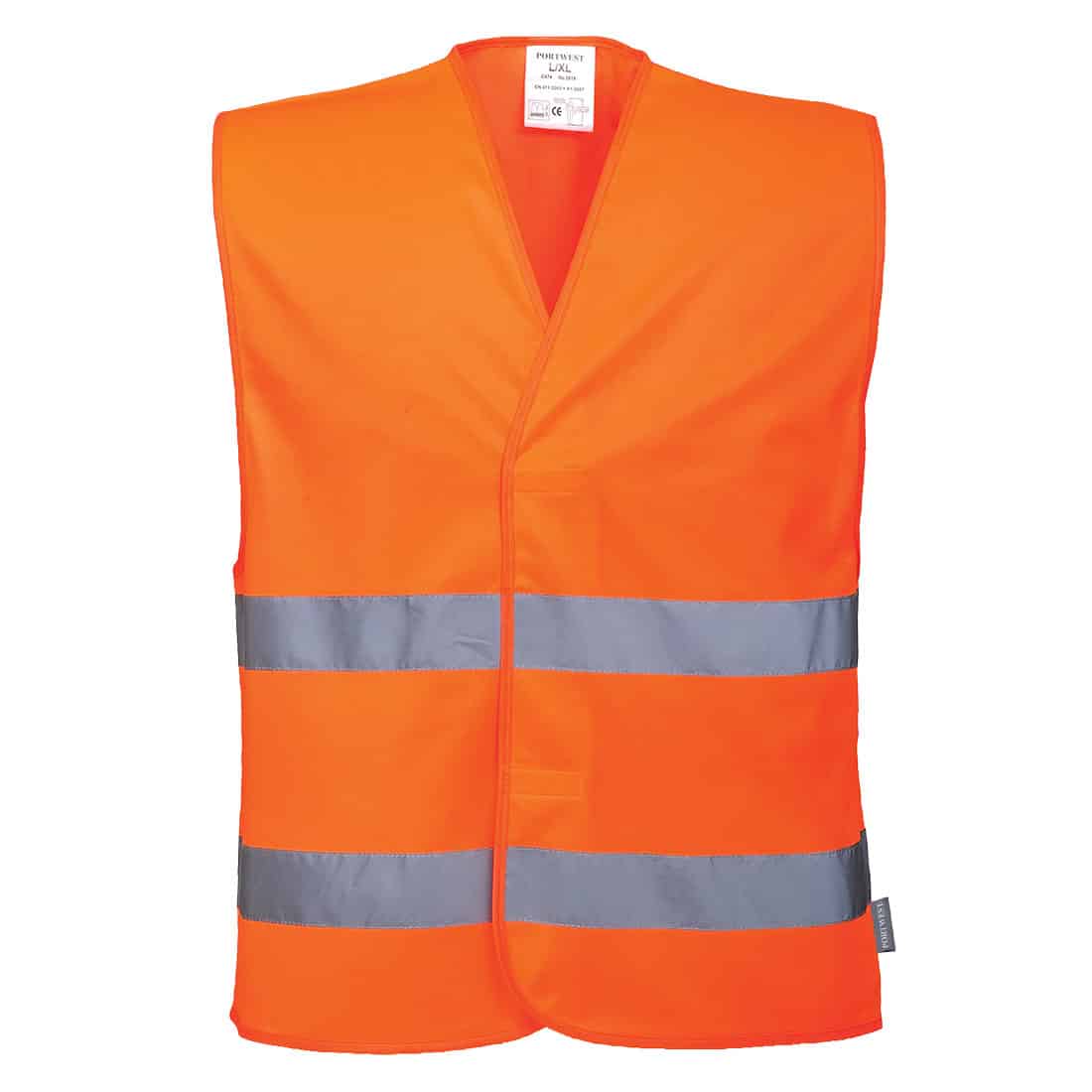 C474 - Gilet 2 bande alta visibilità arancio C474 - Gilet 2 bande alta visibilità - immagine 1