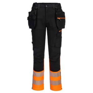 DX457 - Pantalone DX4 Craft alta visibilità classe 1 con tasche Holster staccabili