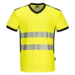 PW310 - T-shirt con scollo a V Alta visibilità - immagine 3