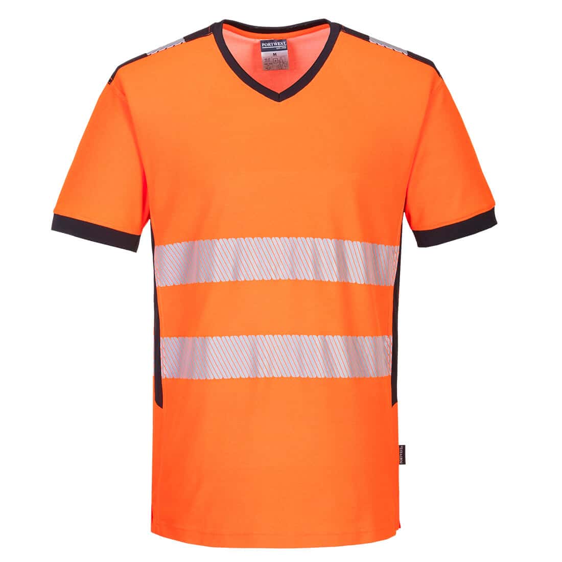 PW310 - T-shirt con scollo a V alta visibilità PW310 - T-shirt con scollo a V Alta visibilità - immagine 1