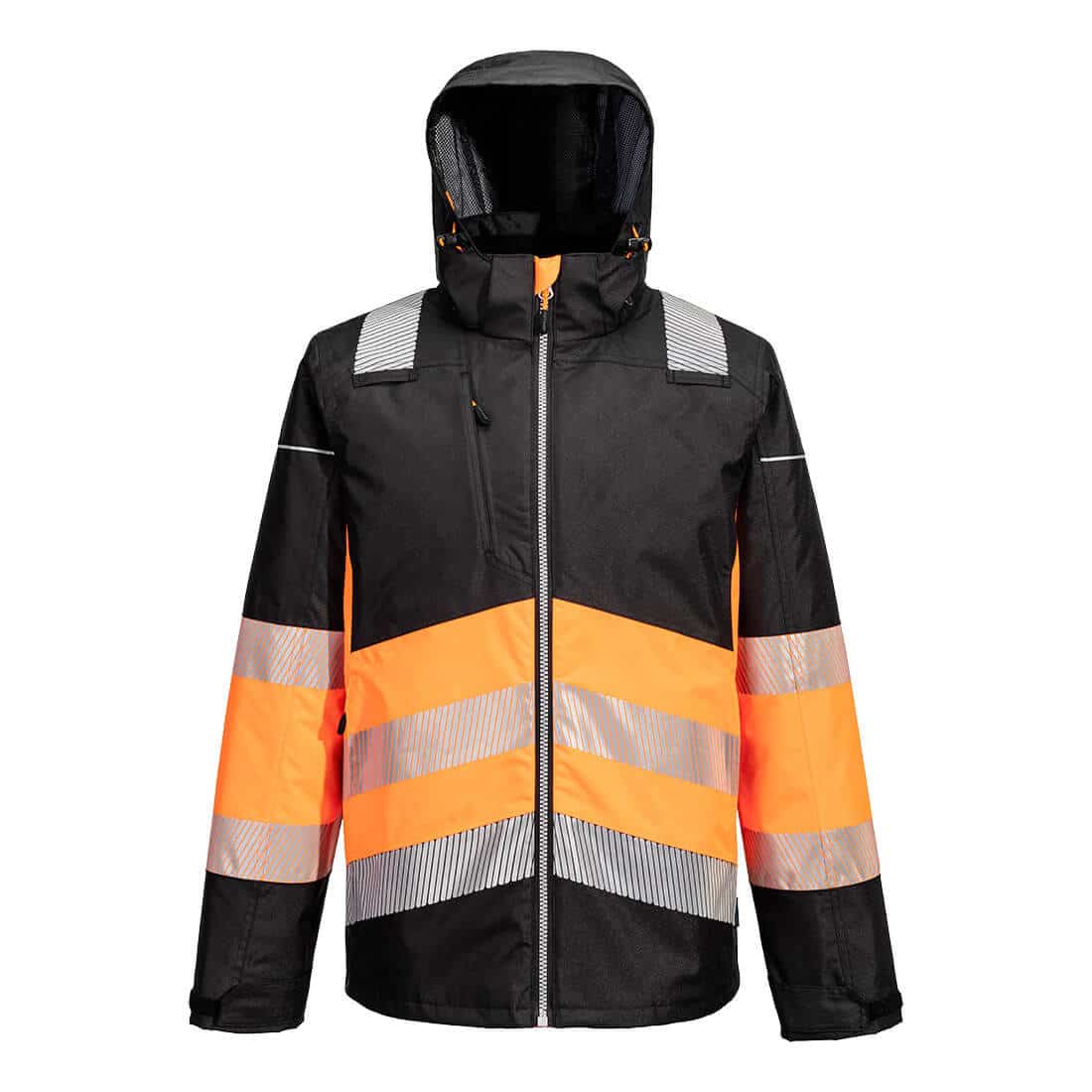 PW364 - Giacca Invernale Classe 1 Alta Visibilità arancio-nero PW364 - Giacca Invernale Classe 1 Alta Visibilità - immagine 1