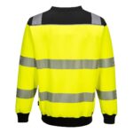 PW379 - Felpa girocollo Alta visibilità - immagine 4