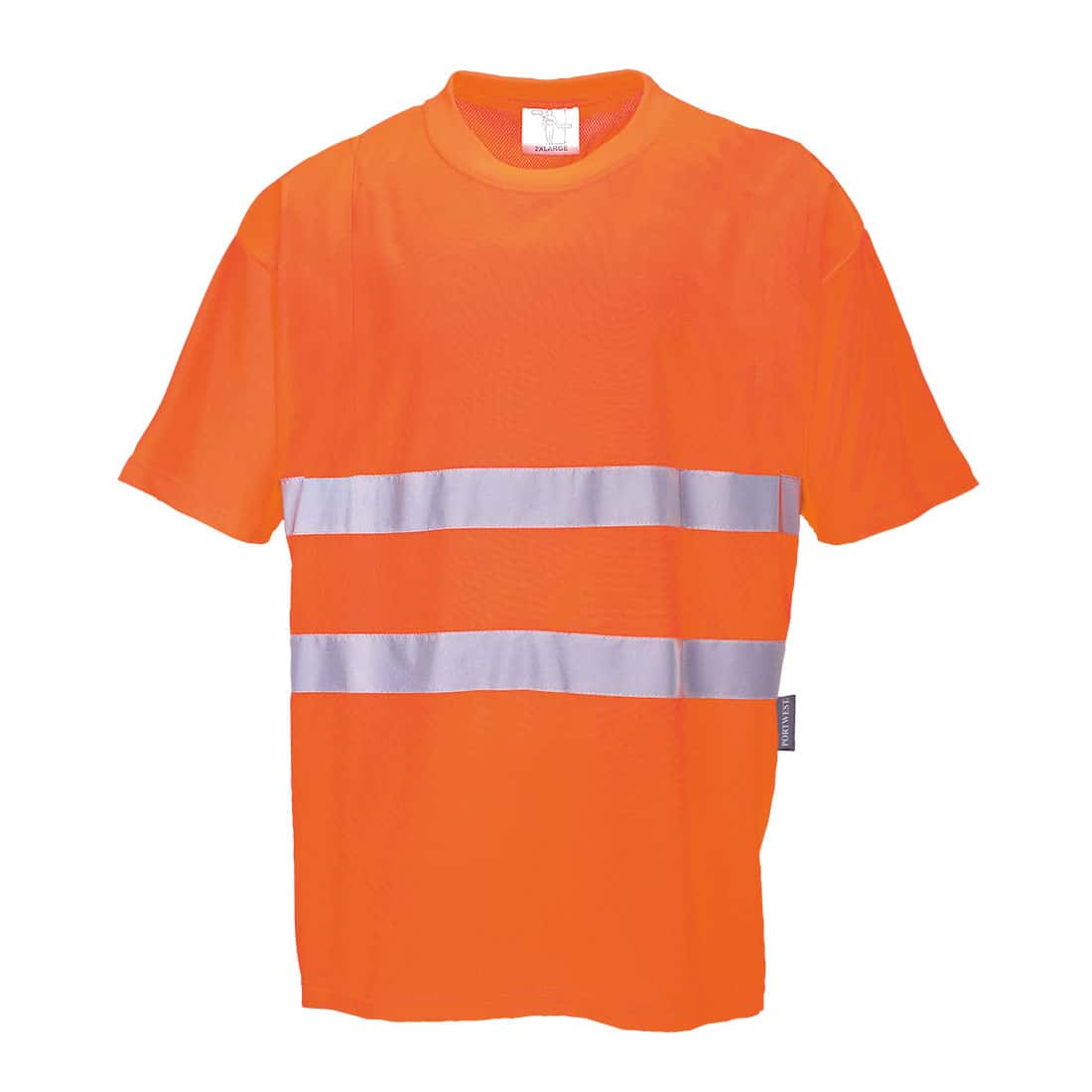 S172 - T-shirt Cotton Comfort Alta visibilità arancio S172 - T-shirt Cotton Comfort Alta visibilità - immagine 1