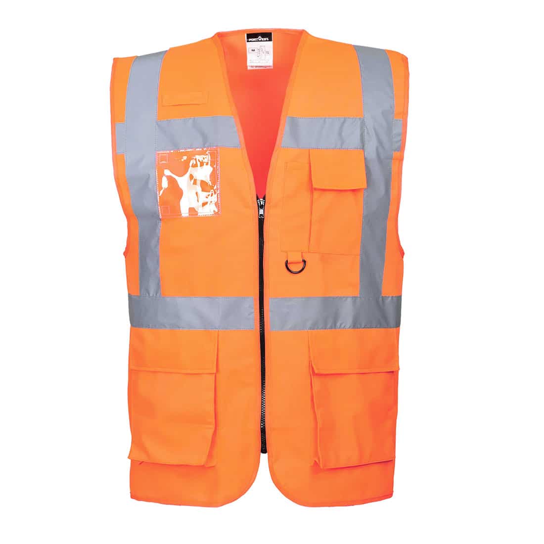 S476 - Gilet Executive Berlino Alta visibilità arancio S476 - Gilet Executive Berlino Alta visibilità - immagine 1
