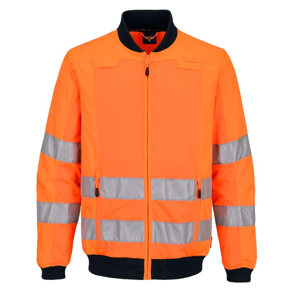 T164 - Giacca da lavoro a pannello in rete arancio T164 - Giacca da lavoro a pannello in rete - immagine 1